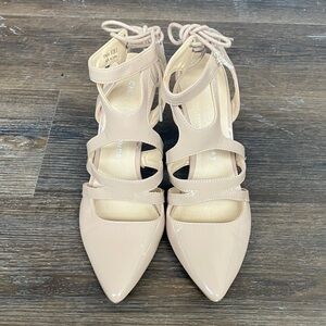 Chinese Laundry Nude Strappy Heels